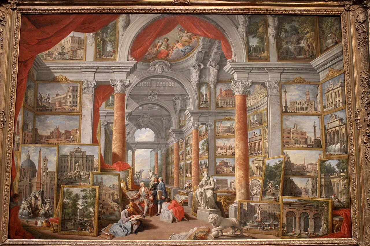Galleria di vedute di Roma moderna - Museum of Fine Arts, Boston